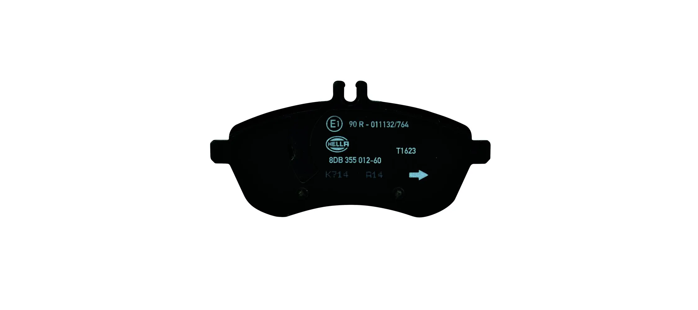 8DB355012601 HELLA Передні гальмівні колодки