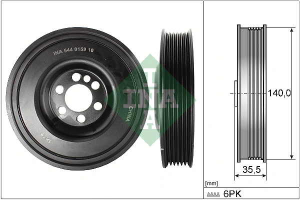 Купити Шків колінвала Audi A6 C6 4F2