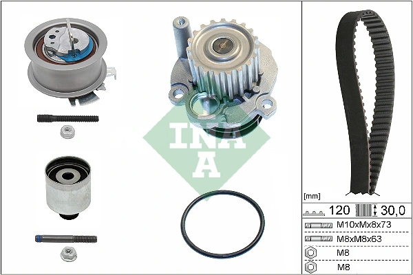 Комплект ГРМ Magneti Marelli MTKQ048P ціна, від 140.98 USD