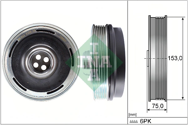 Шків колінвала 3M121123 AND