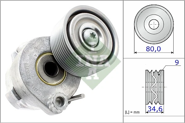 A4572002170 Mercedes Натяжна планка поліклинового ременя