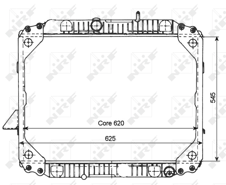 A6775002003 Mercedes Радіатор охолодження двигуна