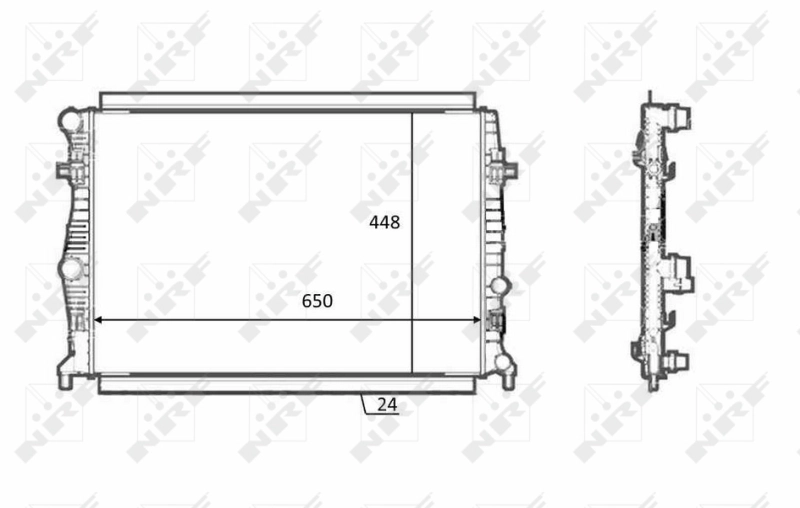 Радіатор BM1662 Magneti Marelli