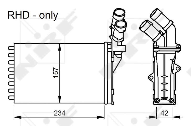 Радіатор пічки (обігрівача) Magneti Marelli BR411 ціна, від 17.43 USD