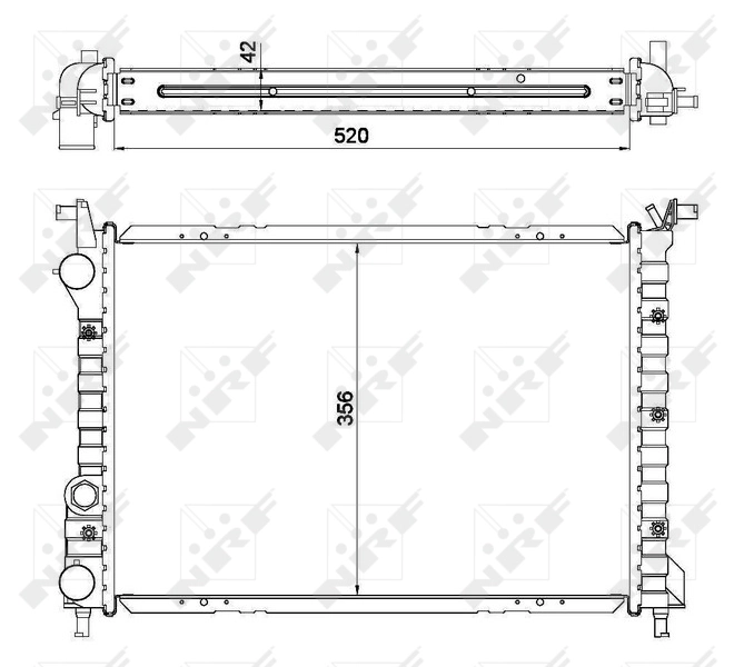 Радіатор охолодження Polcar 300508A4