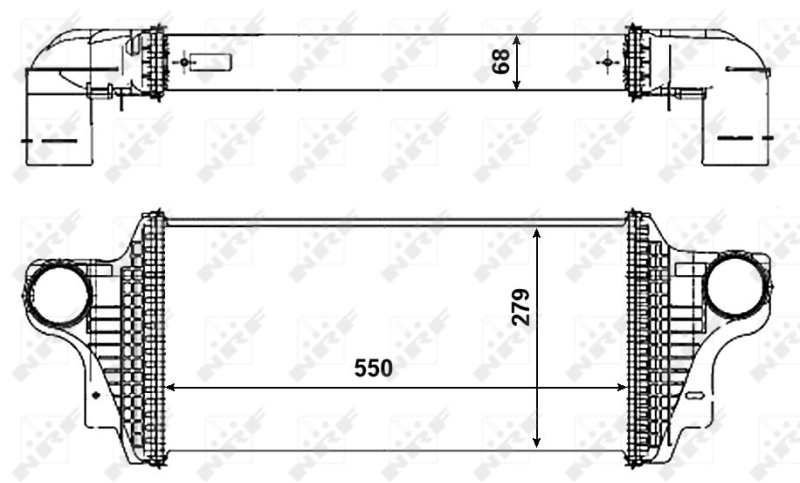 Радіатор інтеркулера Polcar 5045J82