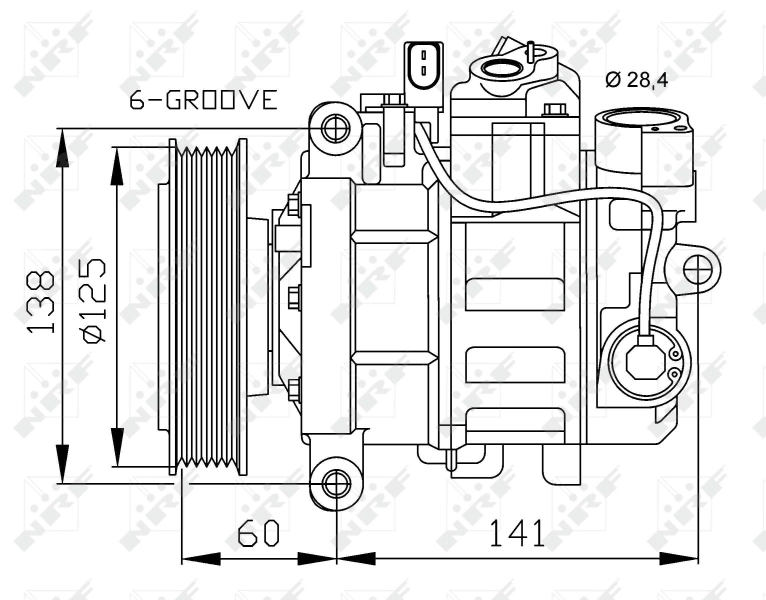Насос кондиціонера NRF 32512