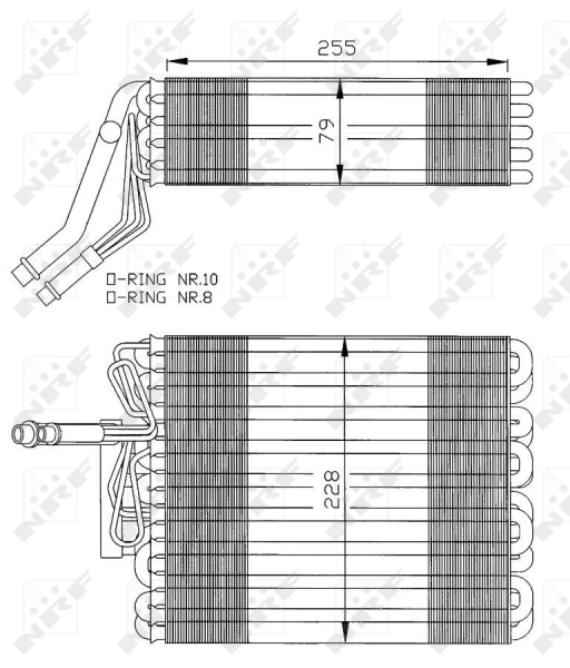  Випаровувач кондиціонера Seat Ibiza 1