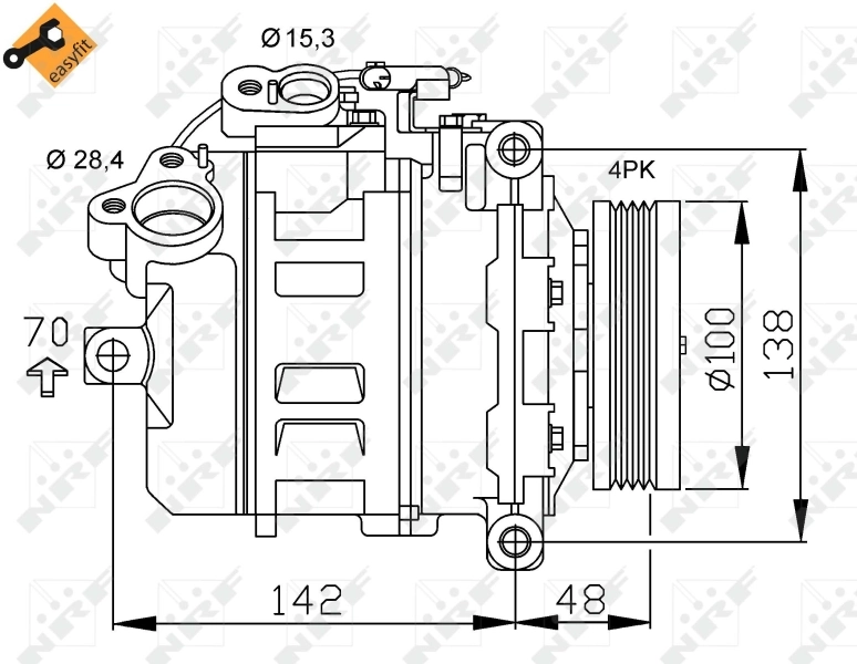 Насос кондиціонера AND 30260021