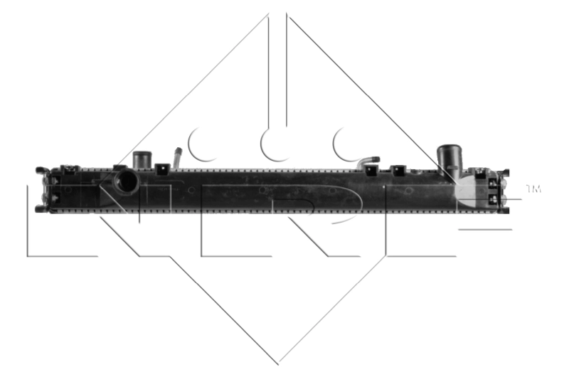 Радіатор основний Polcar 8176085 ціна, від 124.69 USD