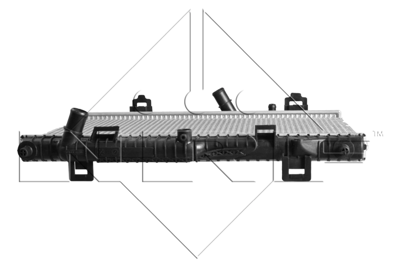 Радіатор основний NRF 53044 ціна, від 81.72 USD