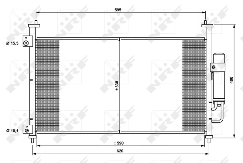 Конденсатор кондиціонера AND 42260041 ціна, від 76.58 USD