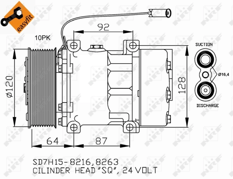 7420941036 Renault (RVI) Компресор холодоагенту