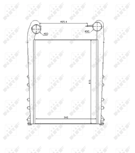 Інтеркулер 5001873716 Renault (RVI)