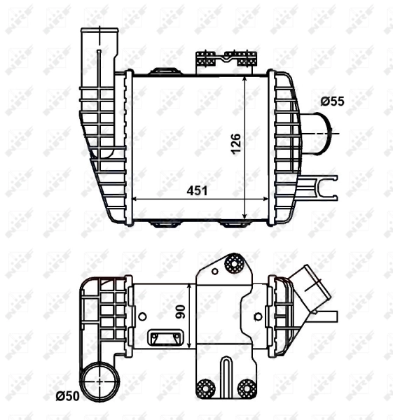 Інтеркулер 30371 NRF
