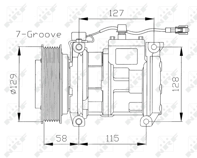 Насос кондиціонера Jeep Grand Cherokee LAREDO