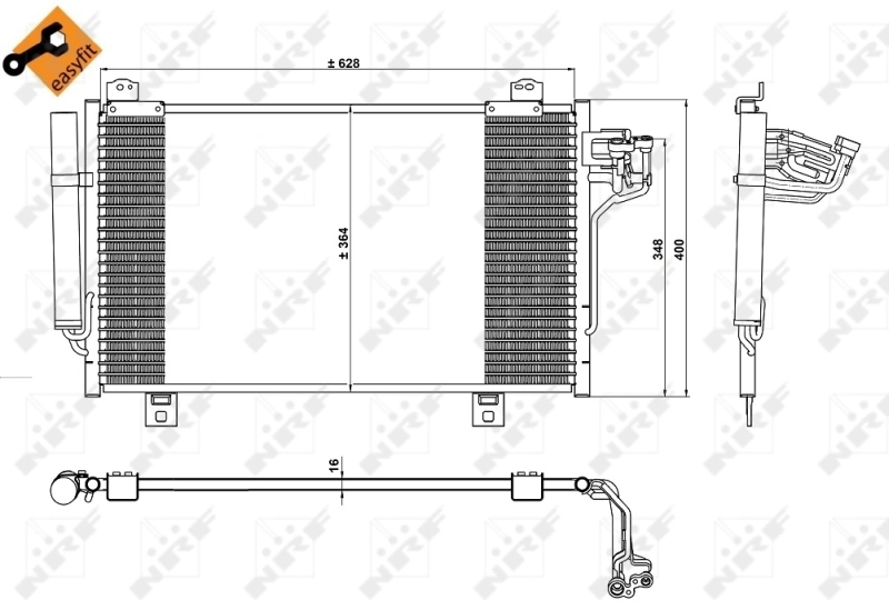 Конденсатор кондиціонера Kemp 77647400 ціна, від 83.00 USD
