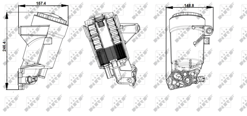 Корпус масляного фільтра 31292 NRF