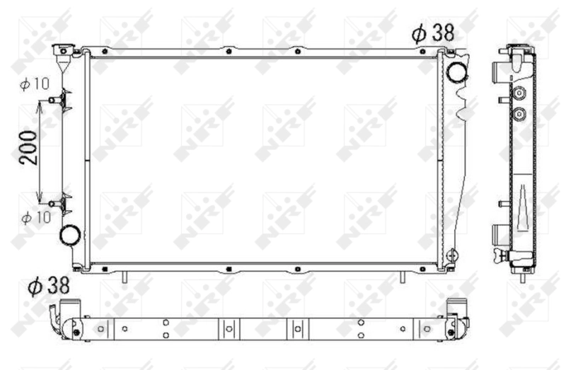 Радіатор основний NRF 53326 ціна, від 69.39 USD