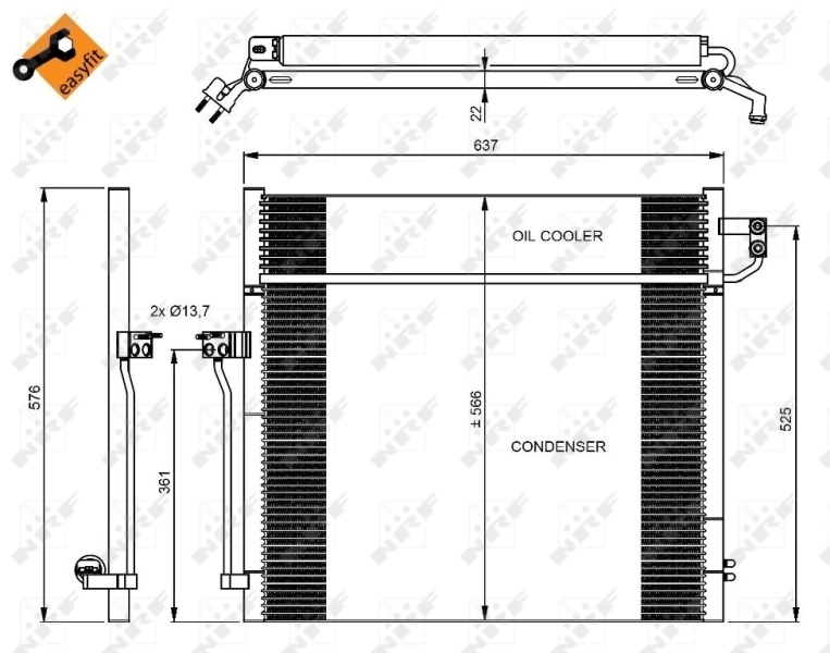 350080 NRF Конденсатор