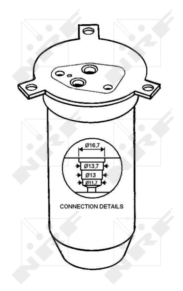 Ресивер-осушувач кондиціонера REMA-PARTS DFD05017