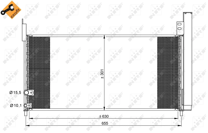 Конденсатор кондиціонера AND 42260114 ціна, від 71.28 USD