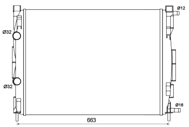 Купити Радіатор Renault Scenic II JM0, JM1