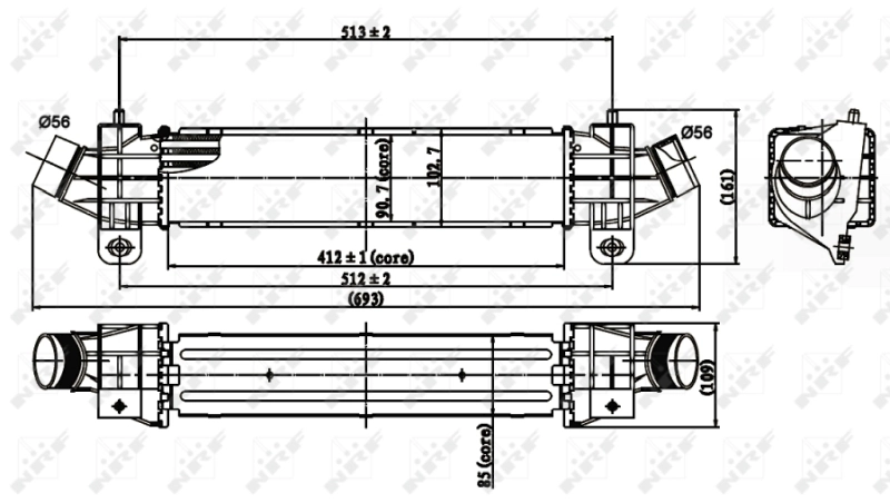 Система охолодження наддувочного повітря Ford Mondeo III універсал (BWY) (2000 - 2007) ціна, від 22.65 USD