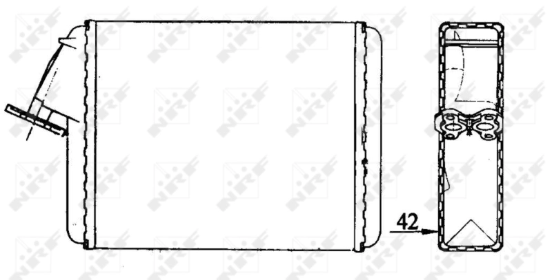 Купити 58840 NRF Теплообмінник