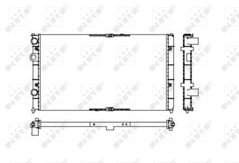 Купити 53632 NRF Радіатор двигуна