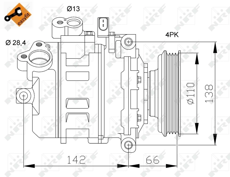 Насос кондиціонера NRF 32106