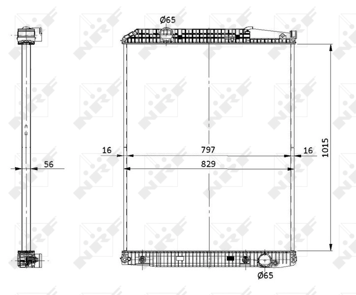 Радіатор основний Mercedes A9425003503 ціна, від 197.96 USD