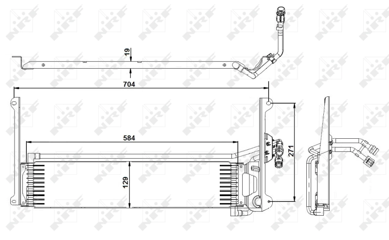 Радіатор охолодження, АКПП KSP KSP01802 ціна, від 92.52 USD