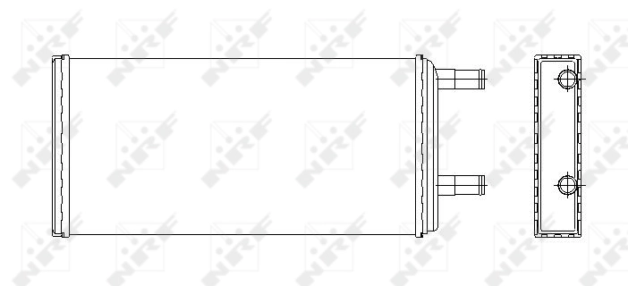 Радіатор обігрівача NRF 53547