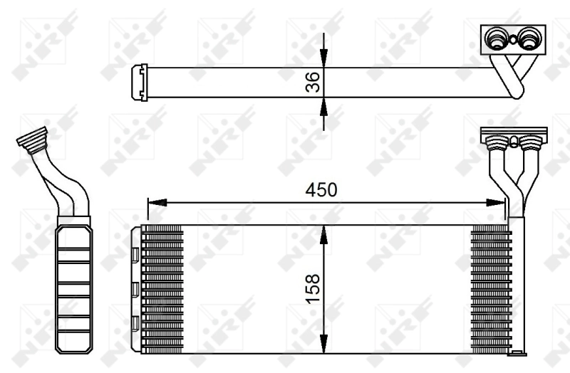 Радіатор пічки (обігрівача) Scania 01437263 ціна, від 81.59 USD