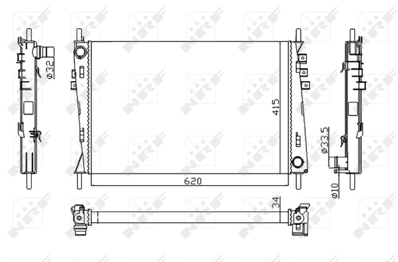 Радіатор основний Britpart C2S42756 ціна, від 131.35 USD