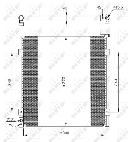 Конденсатор кондиціонера NRF 35264 ціна, від 59.08 USD