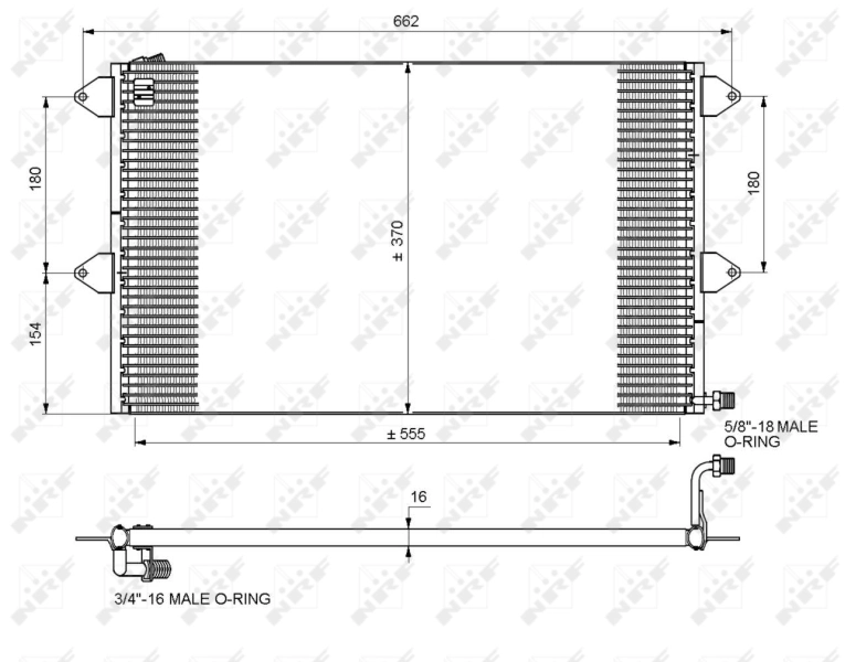 Купити Радіатор кондиціонера Volkswagen Polo III 6KV2