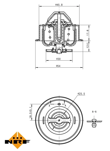 Автомобільний термостат Magneti Marelli TE0060 ціна, від 7.10 USD