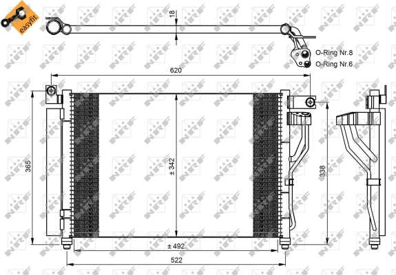 Конденсатор кондиціонера Magneti Marelli BC957 ціна, від 86.63 USD