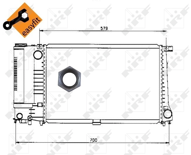 Радіатор основний HELLA 2111972 ціна, від 106.37 USD