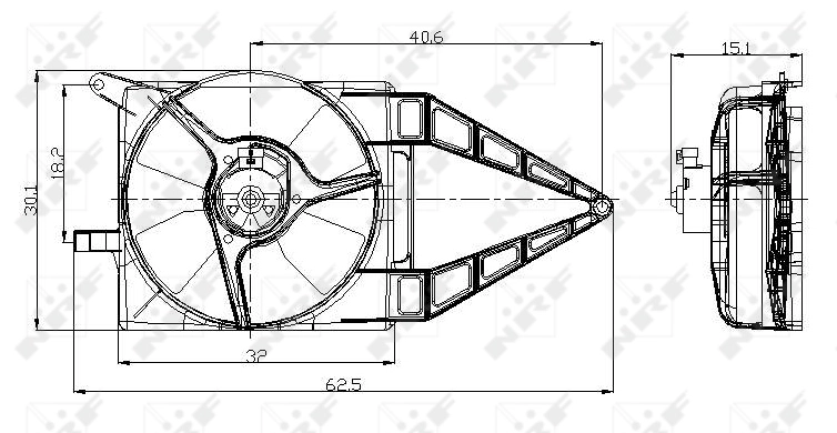 Вентилятор радіатора Hans Pries (Topran) 202362755 ціна, від 34.19 USD