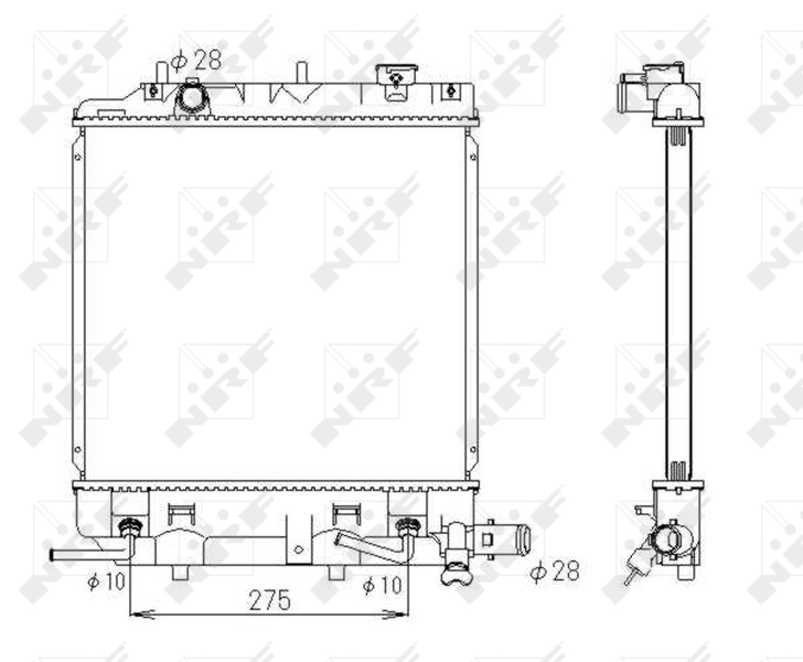 Радіатор основний Polcar 4571082 ціна, від 68.64 USD