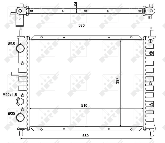 Радіатор BM149 Magneti Marelli