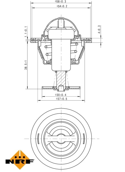 Термостат 725083 NRF