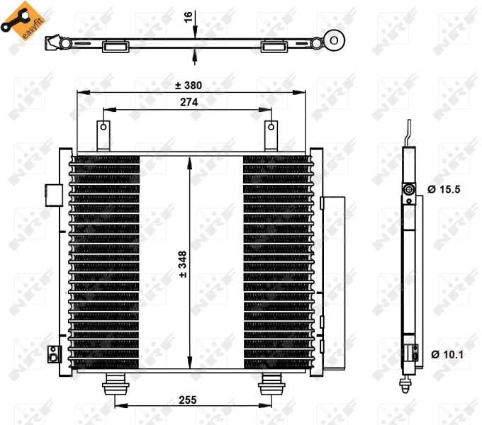 Конденсатор кондиціонера Polcar 7431K81K ціна, від 66.87 USD