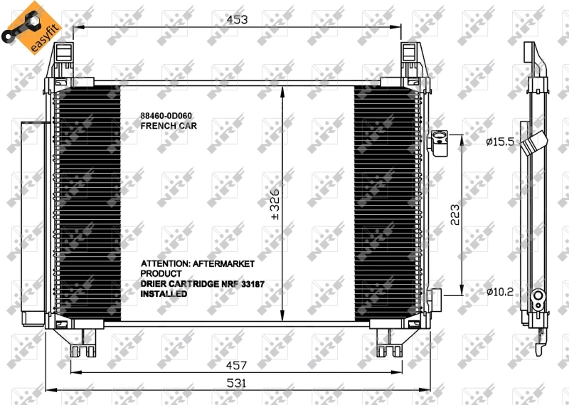 Купити BC798 Magneti Marelli Радіатор системи охолодження кондиціонера