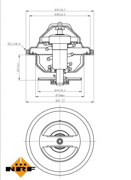Автомобільний термостат General Motors 91153670 ціна, від 12.34 USD