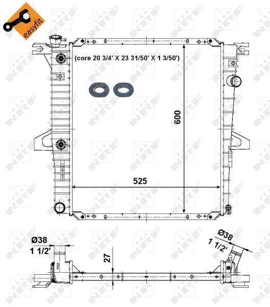 Радіатор 2173 OSC