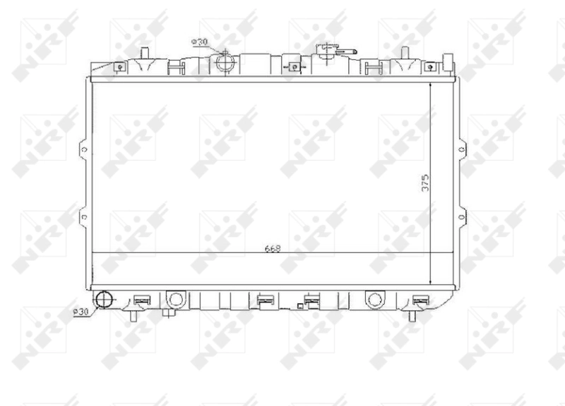 Радіатор основний Mando DC253102F040 ціна, від 85.45 USD